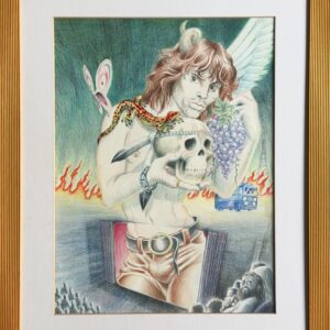 Peter Pontiac, Jim Morrison originele tekening voor tijdschrift "Oor"