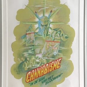 Peter Pontiac, originele tekening "Cannabisme" 2001